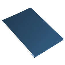 Папка с зажимом Бюрократ -PZ05CBLUE (зажимов 1, A4, пластик, толщина пластика 0,5мм, торцевая наклейка, синий) [PZ05CBLUE]
