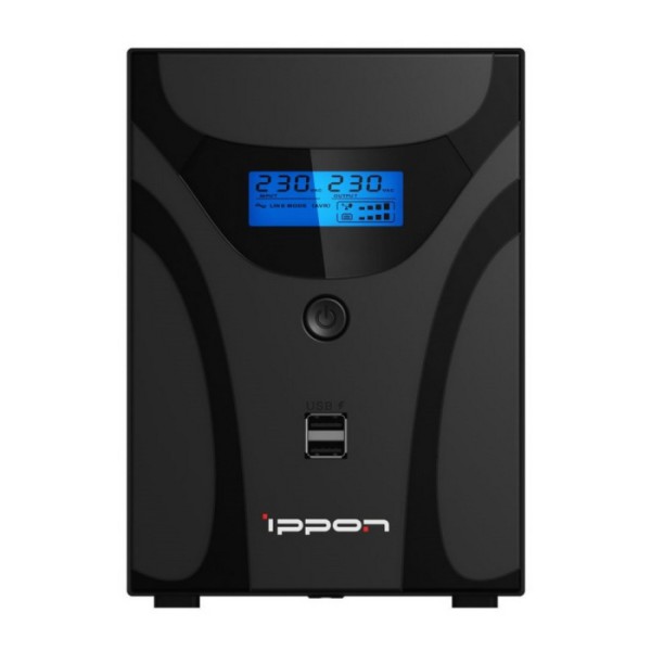 ИБП Ippon Smart Power Pro II Euro 1600 (интерактивный, 1600ВА, 960Вт, 4xCEE 7 (евророзетка))