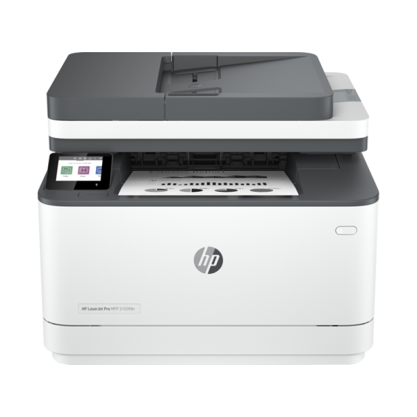 МФУ HP LaserJet Pro 3103fdn (лазерная, черно-белая, A4, 512Мб, 35стр/м, 1200x1200dpi, авт.дуплекс, 2'500стр в мес, RJ-45, USB)