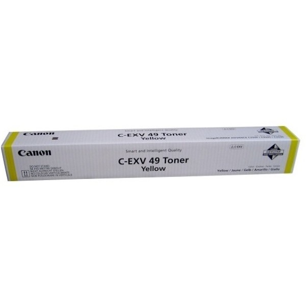 Тонер-картридж Canon C-EXV49 Y (8527B002) (желтый; 19000стр; iR-ADV C33xx)