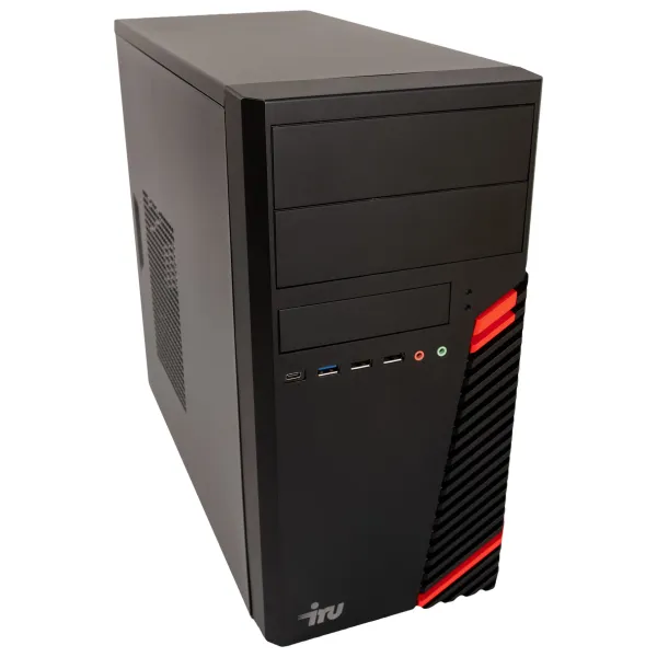 ПК IRU Corp 312 (Pentium Gold G6405 4100МГц, DDR4 4Гб, HDD 4096Гб, Intel UHD Graphics 610, FreeDOS)