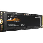 Жесткий диск SSD 250Гб Samsung 970 Evo Plus (M.2, 3500/2300 Мб/с, 550000 IOPS, PCI-E, 512Мб, для ноутбука и настольного компьютера)