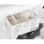 Стиральная машина Indesit IWSD 51051 CIS(фронтальная средняя, класс стирки/отжима/э.потребления: A/C/A , макс: 5кг, 1000 об/мин, 59.5x85x42см, белый)