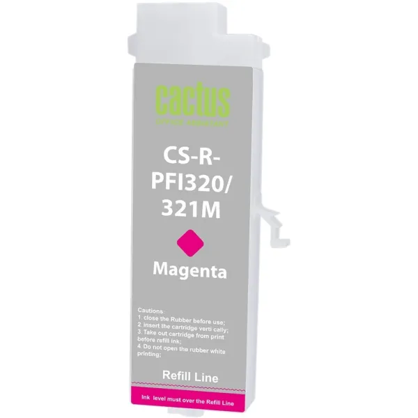 Cactus CS-R-PFI320M-CHIP (пурпурный; 260стр; imagePrograf TM-200, 200MFP, 205, 300, 300MFP, 305)