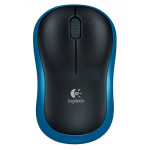 Мышь Logitech Wireless Mouse M185 Blue-Black USB (радиоканал, кнопок 3, 1000dpi)