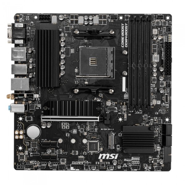 Материнская плата MSI B550M PRO-VDH WIFI (AM4, AMD B550, 4xDDR4 DIMM, microATX, RAID SATA: 0,1,10)