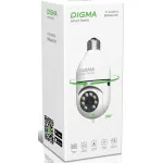 Камера видеонаблюдения Digma DV301 (IP, внутренняя, купольная, поворотная, 3Мп, 3.6-3.6мм, 2304x1296, 20кадр/с)