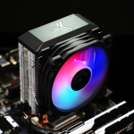 Кулер для процессора Jonsbo CR-1200E (Socket: 1150, 1151, 1151-v2, 1155, 1156, 1200, 1700, AM4, 26,5дБ, 3-pin)