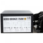 Блок питания Aerocool Aero Bronze 750W (ATX, 750Вт, 20+4 pin, ATX12V, 1 вентилятор, BRONZE)