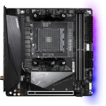 Материнская плата Gigabyte B550I AORUS PRO AX (AM4, AMD B550, 2xDDR4 DIMM, mini-ITX, RAID SATA: 0,1,10)