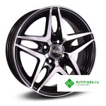 Tech Line 430 R14/5.5J PCD 4x98 ET 35 ЦО 58,6 черный с полированной лицевой поверхностью