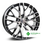 RST R019 R19/7.5J PCD 5x108 ET 50,5 ЦО 63,4 черный с полированной лицевой поверхностью