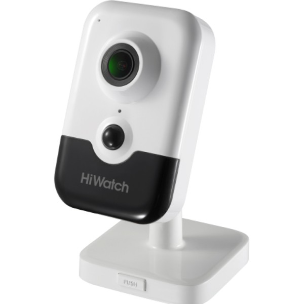 Камера видеонаблюдения HiWatch DS-I214W(C) (2.8 mm) (IP, внутренняя, кубическая, 2Мп, 2.8-2.8мм, 1920x1080, 25кадр/с)