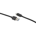 Кабель Buro (USB 3.0 A(m), USB Type-C (m), 3м, 3A)