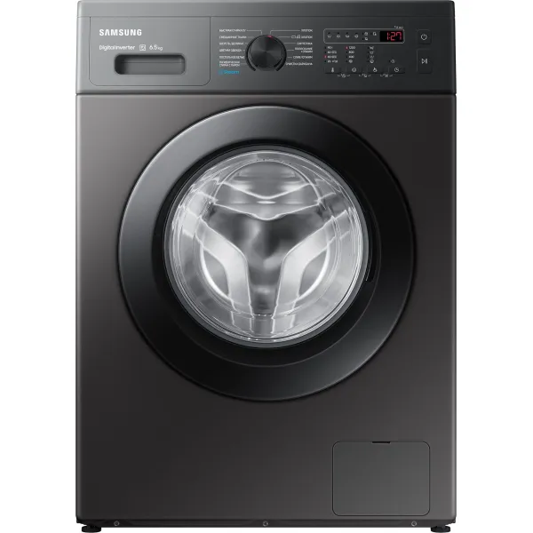 Стиральная машина Samsung WW65AG4S20CX(60x85x45см, фронтальная, макс:6,5кг, 1200об/мин, темно-серый)