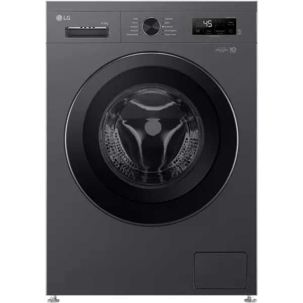 Стиральная машина LG F2Y1WS6J(60x85x45.5см, фронтальная, макс:6,5кг, 1200об/мин, темно-серый)