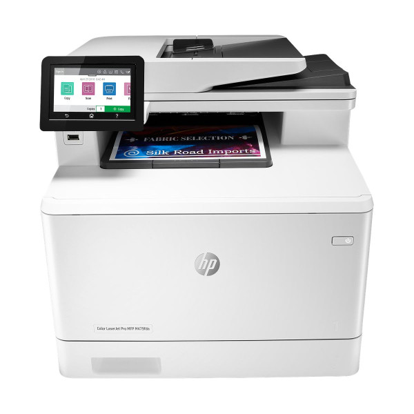 МФУ HP Color LaserJet Pro MFP M479fdn (лазерная, цветная, A4, 512Мб, 27стр/м, 600x600dpi, авт.дуплекс, 50'000стр в мес, RJ-45, USB)