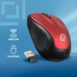 Oklick 665MW Black-Red USB (радиоканал, кнопок 3, 1000dpi)