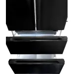 Холодильник Lex LFD575BxID (No Frost, A++, 3-камерный, объем 510:363/147л, инверторный компрессор, черная сталь)