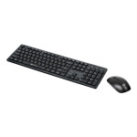 Клавиатура и мышь Oklick 240 M Multimedia Keyboard Black USB (радиоканал, классическая мембранная, 104кл, светодиодная, кнопок 4, 1600dpi)