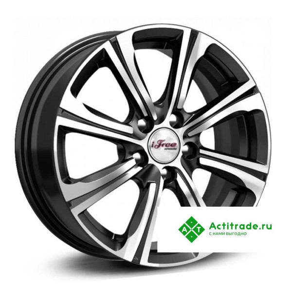 IFree Апероль R15/6J PCD 4x100 ET 40 ЦО 60,1 черный с полированной лицевой поверхностью