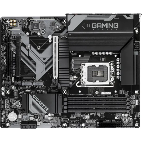 Материнская плата Gigabyte B760 GAMING X GEN5 (LGA1700, 4x, ATX, RAID SATA: 0,1,15,5)
