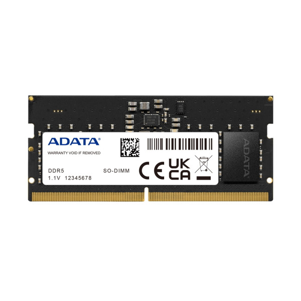 Память SO-DIMM DDR5 8Гб 4800МГц ADATA (38400Мб/с, CL40, 262-pin, 1.1)