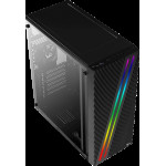 Корпус Aerocool Streak Black (Midi-Tower, 2xUSB3.0, 1x80мм)