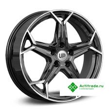 Wheels UP Up118 R18/6.5J PCD 5x114,3 ET 35 ЦО 67,1 черный с полированной лицевой поверхностью [80668]