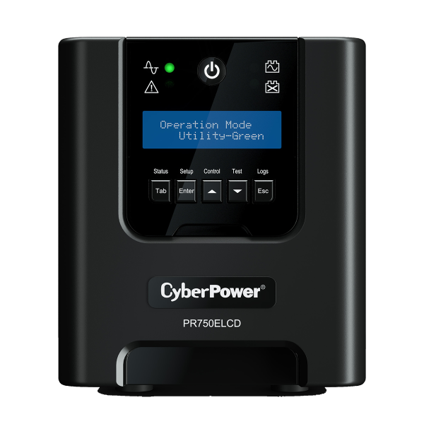 ИБП CyberPower PR750ELCDRT1U (Line-Interactive, 750ВА, 675Вт, 3xIEC 320 C13 (компьютерный), 1U)