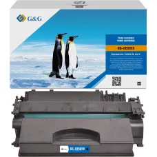 Тонер-картридж G&G GG-CE505X (оригинальный номер: CE505X; черный; 6500стр; LaserJet P2035, P2035n, P2055d, P2055dn, P2055x; LaserJet Pro 400 M401, M401a, M401n, M401d, M401dn, M401dne, M401dw, MFP M425, MFP M425dn, MFP M425dw)