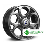 КиК Линкс R16/7J PCD 5x139,7 ET 35 ЦО 108,5 антрацитовый