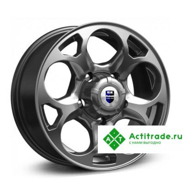 КиК Линкс R16/7J PCD 5x139,7 ET 35 ЦО 108,5 антрацитовый