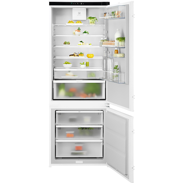Холодильник полностью встраиваемый Electrolux E7TNGE75S (A++, 696x1884x549см)