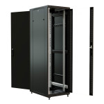 Шкаф коммутационный напольный WRline WR-TT-4266-AS-RAL9004 (42U, 600x2055x600мм, IP20, 800кг)