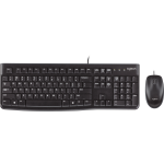 Клавиатура и мышь Logitech Desktop MK120 Black USB (классическая мембранная, 104кл, светодиодная, кнопок 2, 1000dpi)