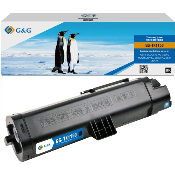 Тонер-картридж G&G GG-TK1150 (черный; 3000стр; ECOSYS M2135DN, M2635DN, M2735DW;P2235D)