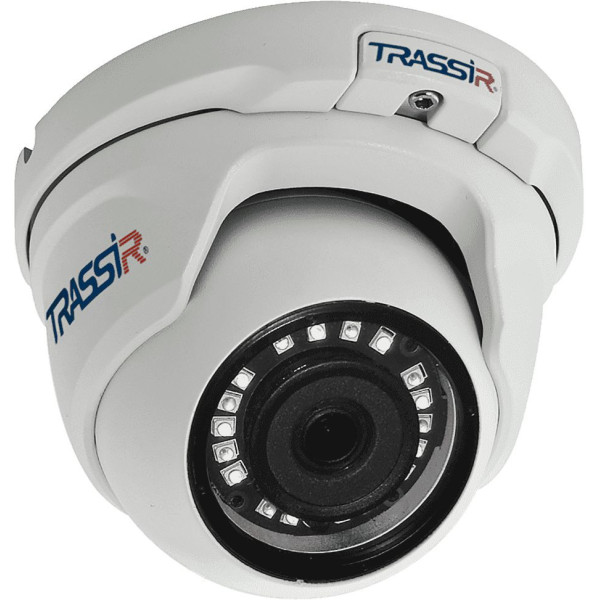 Камера видеонаблюдения Trassir TR-D4S5 v2 (IP, купольная, уличная, 4Мп, 2.8-2.8мм, 2560x1440, 25кадр/с)