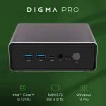 ПК Digma Pro Minimax U1 (Core i3 1215U 1200МГц, DDR4 8Гб, SSD 512Гб, Intel UHD Graphics, Windows 11 Professional)