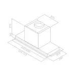 Вытяжка ELICA HIDDEN IXGL/A/90
