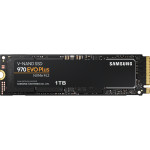 Жесткий диск SSD 1Тб Samsung 970 EVO Plus (M.2, 3500/3300 Мб/с, 550000 IOPS, PCI-E, 1024Мб, для ноутбука и настольного компьютера)