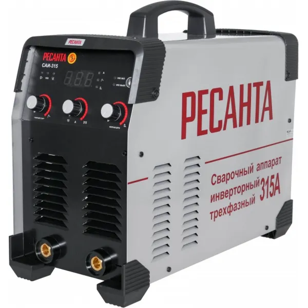 Сварочный аппарат РЕСАНТА САИ-315 (323-437В, инвертор, ММА DC, 20-315A, 9,5кВт)