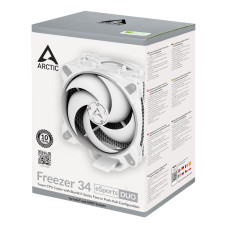 Кулер для процессора Arctic Cooling Freezer 34 eSports DUO (Socket: 1150, 1151, 1151-v2, 1155, 1156, 1200, 2011-3, 2066, AM4, 4-pin PWM)