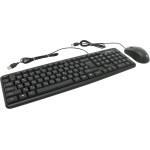 Клавиатура и мышь DEFENDER и Dakota C-270 Black USB (классическая мембранная, 104кл, светодиодная, кнопок 3, 1000dpi)