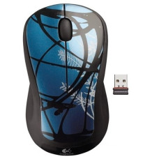 Logitech M310 Wireless Mouse with Nano Receiver Black-Blue USB (радиоканал, кнопок 3)