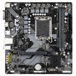 Материнская плата Gigabyte B760M H DDR4 (LGA1700, Intel B760, 2xDDR4, microATX, RAID SATA: 0,1,15,5)