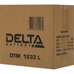 Батарея Delta DTM 1233L (12В, 33Ач)