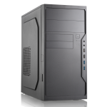 Корпус Foxline FL-733 450W Black (Mini-Tower, 450Вт, 1xUSB3.0)