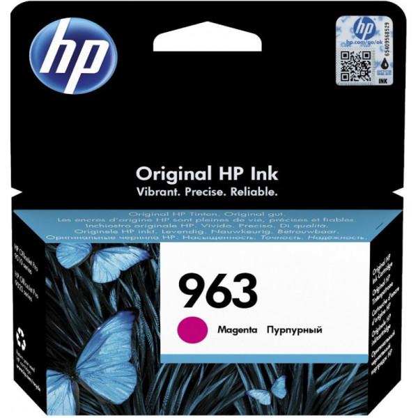 Картридж HP 963 (пурпурный; 700стр; OfficeJet Pro 901x, 902x)