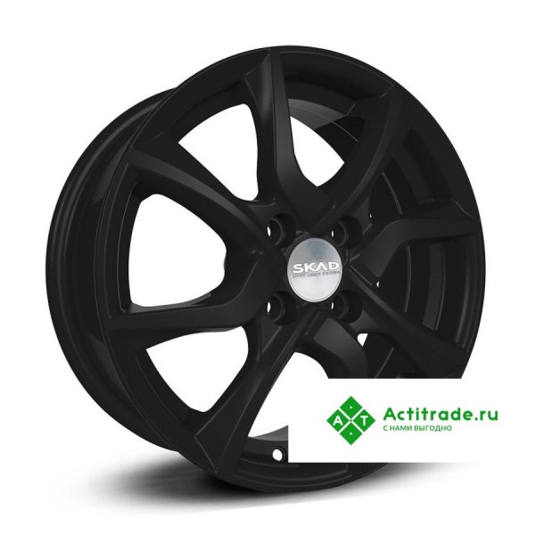 Скад Тулон R15/6J PCD 4x98 ET 35 ЦО 58,6 черный матовый